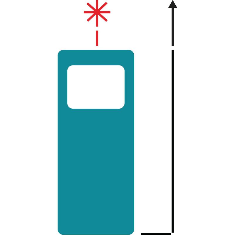 Medidor De Distancia Laser 0,05m - 80m Makita