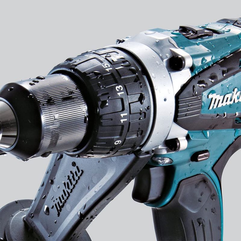 Taladro Atornillador Percutor DHP484RFE Inalámbrico 18V Max. Torque 60 N.M  + 2 Baterías 3 A.h + Cargador Makita