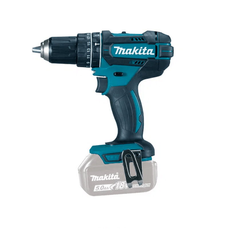 Taladro Percutor Inalámbrico 18v Makita Dhp487z + 1 Bateria